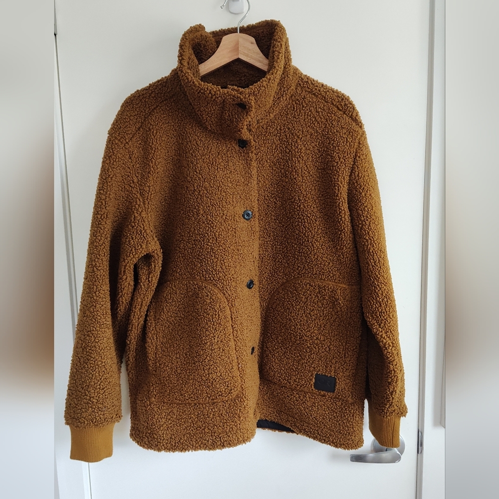 OR Brown Sherpa Juneau Trucker Jacket Chore Coat Large